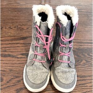 SOREL EXPLORER™ III LACE CHILDREN'S WATERPROOF BOOT Size 2